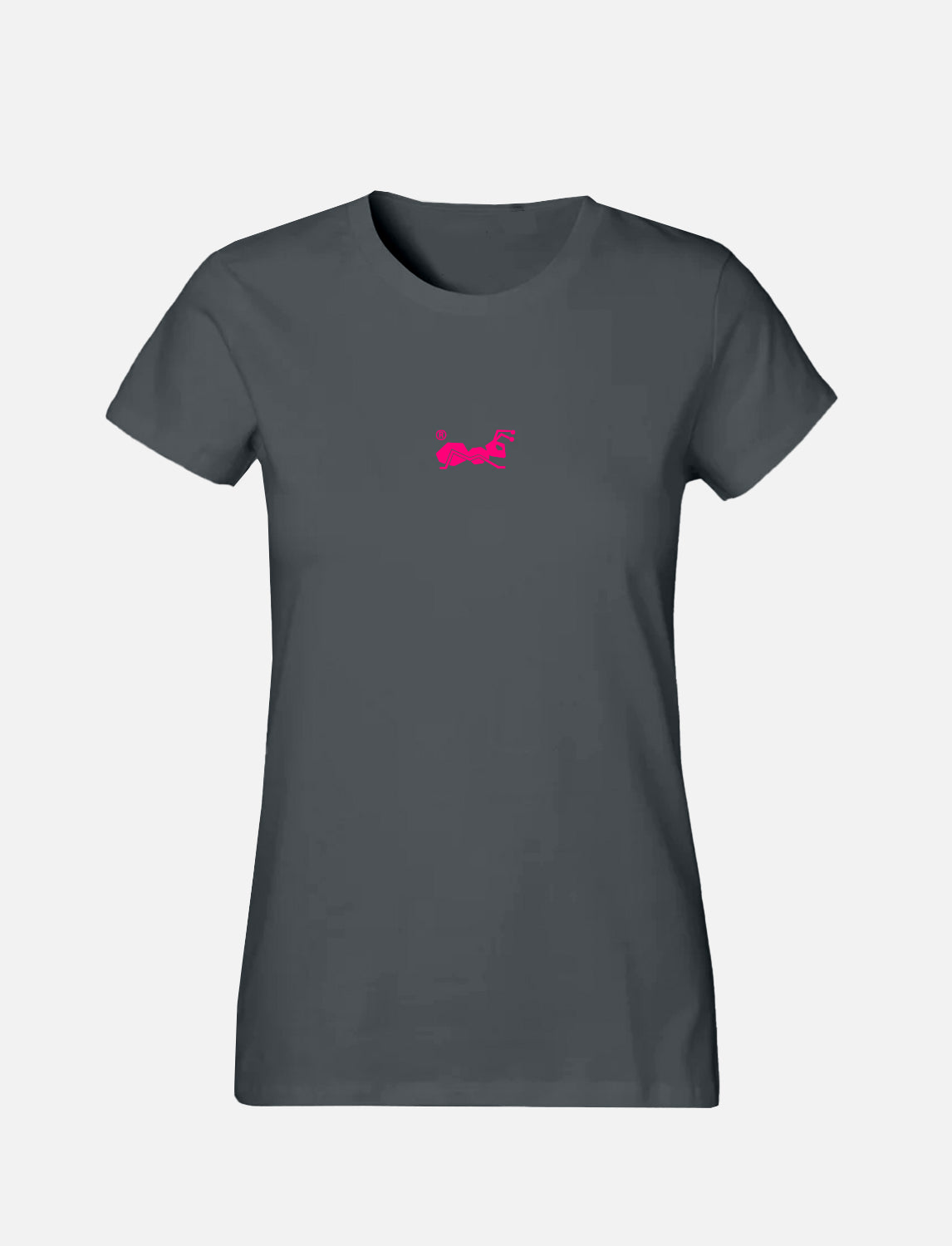 Damen T-Shirt mit kleinem Ant Logo 100% Soft Baumwolle
