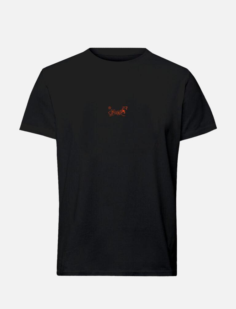 T-Shirt mit kleinem line Ant Logo 100% Heavy Baumwolle