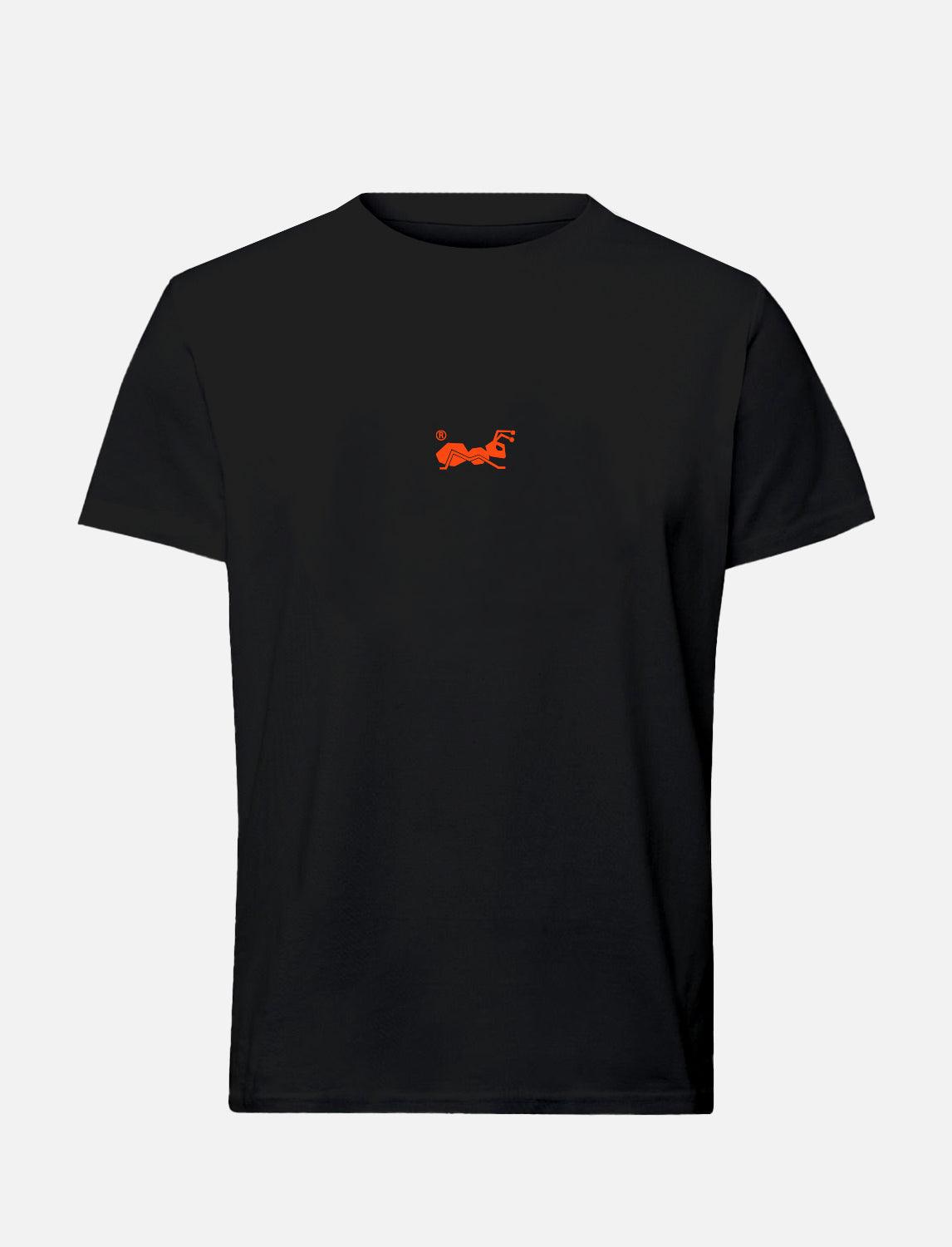 Herren-T-Shirt mit kleinem Ant Logo 100% Heavy Baumwolle