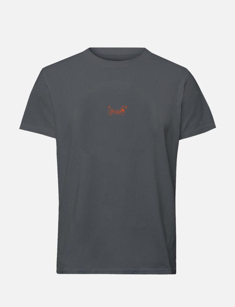 T-Shirt mit kleinem line Ant Logo 100% Heavy Baumwolle