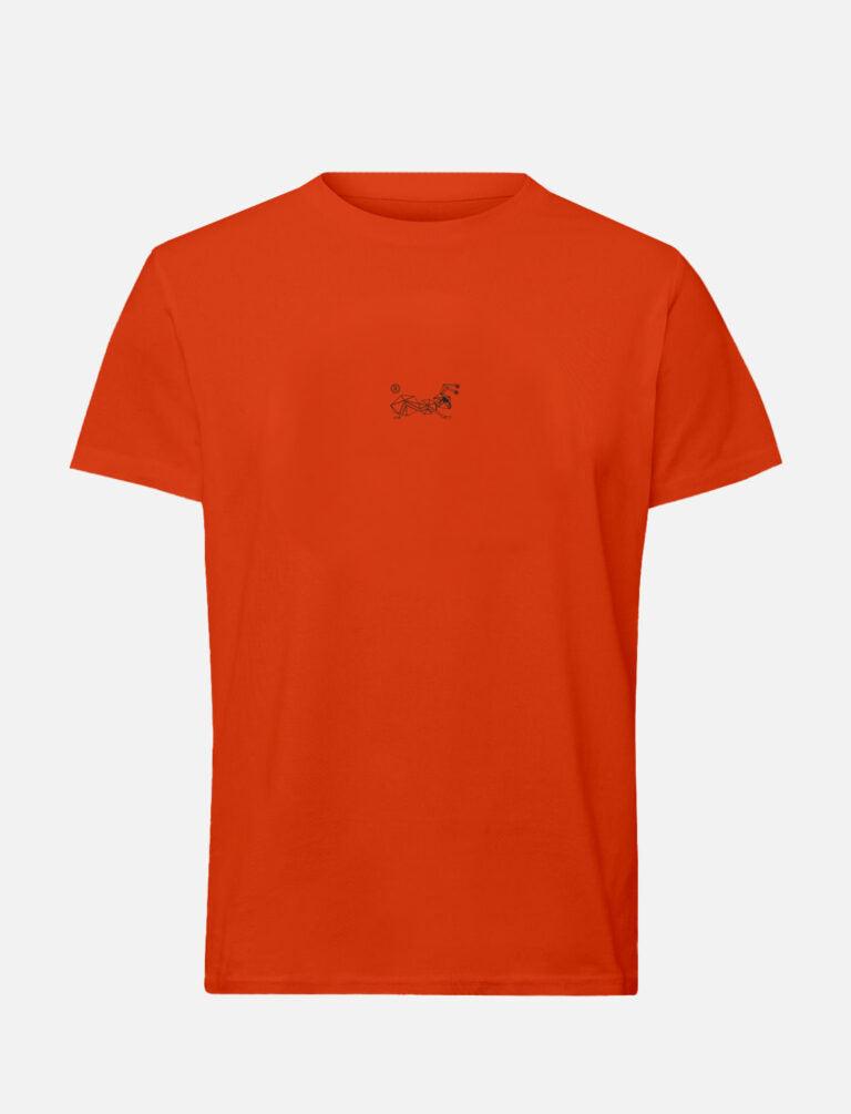 T-Shirt mit kleinem line Ant Logo 100% Heavy Baumwolle