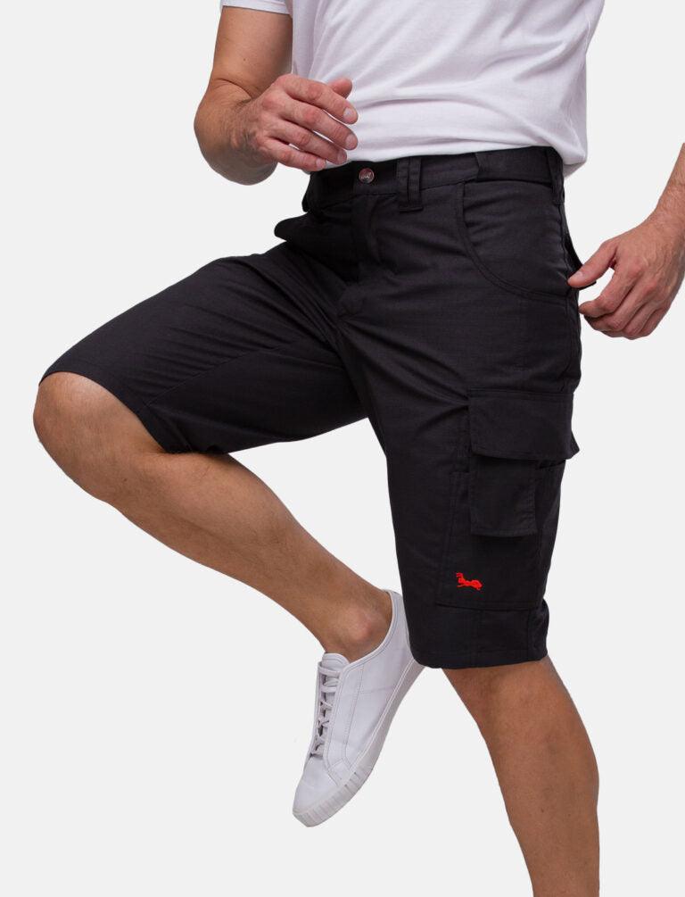 Herren Cargo Shorts Ripstop Sommer Kurze-Arbeitshose