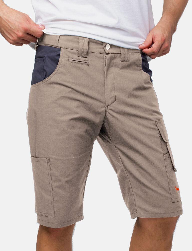 Herren Cargo Shorts Ripstop Sommer Kurze-Arbeitshose