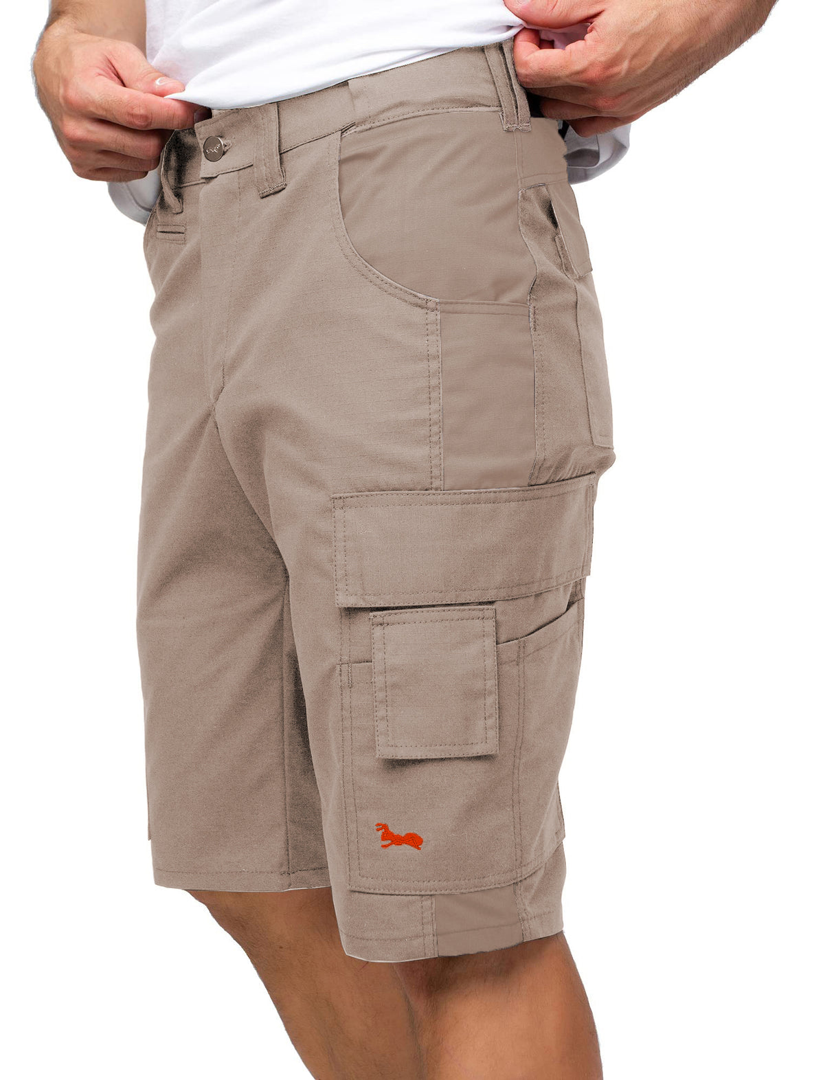 Herren Cargo Shorts Ripstop Sommer Kurze-Arbeitshose