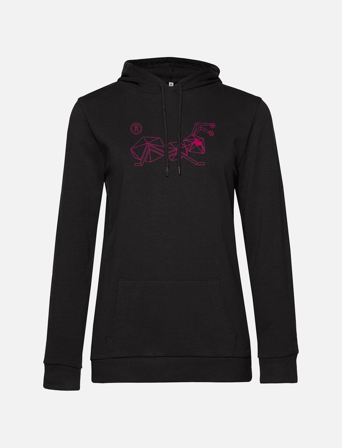Damen Hoodie Baumwolle mit logo Ant