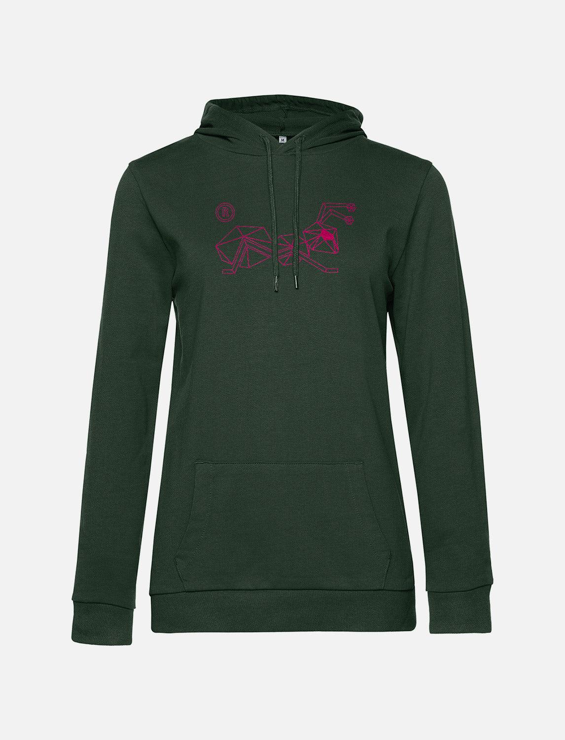 Damen Hoodie Baumwolle mit logo Ant