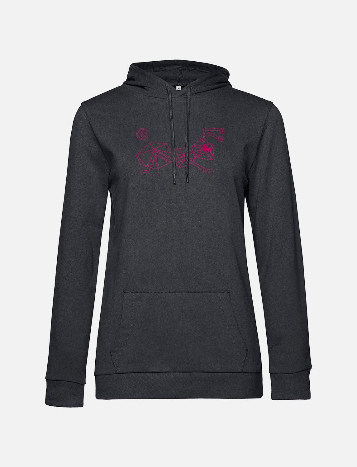 Damen Hoodie Baumwolle mit logo Ant