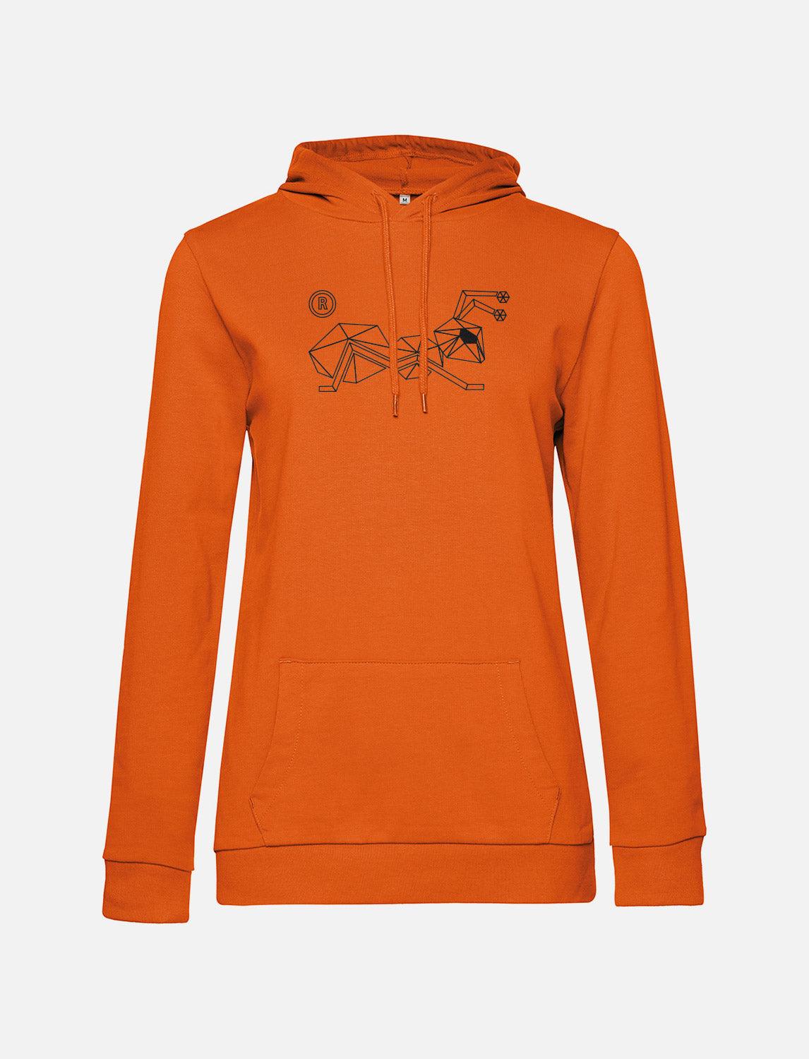 Damen Hoodie Baumwolle mit logo Ant
