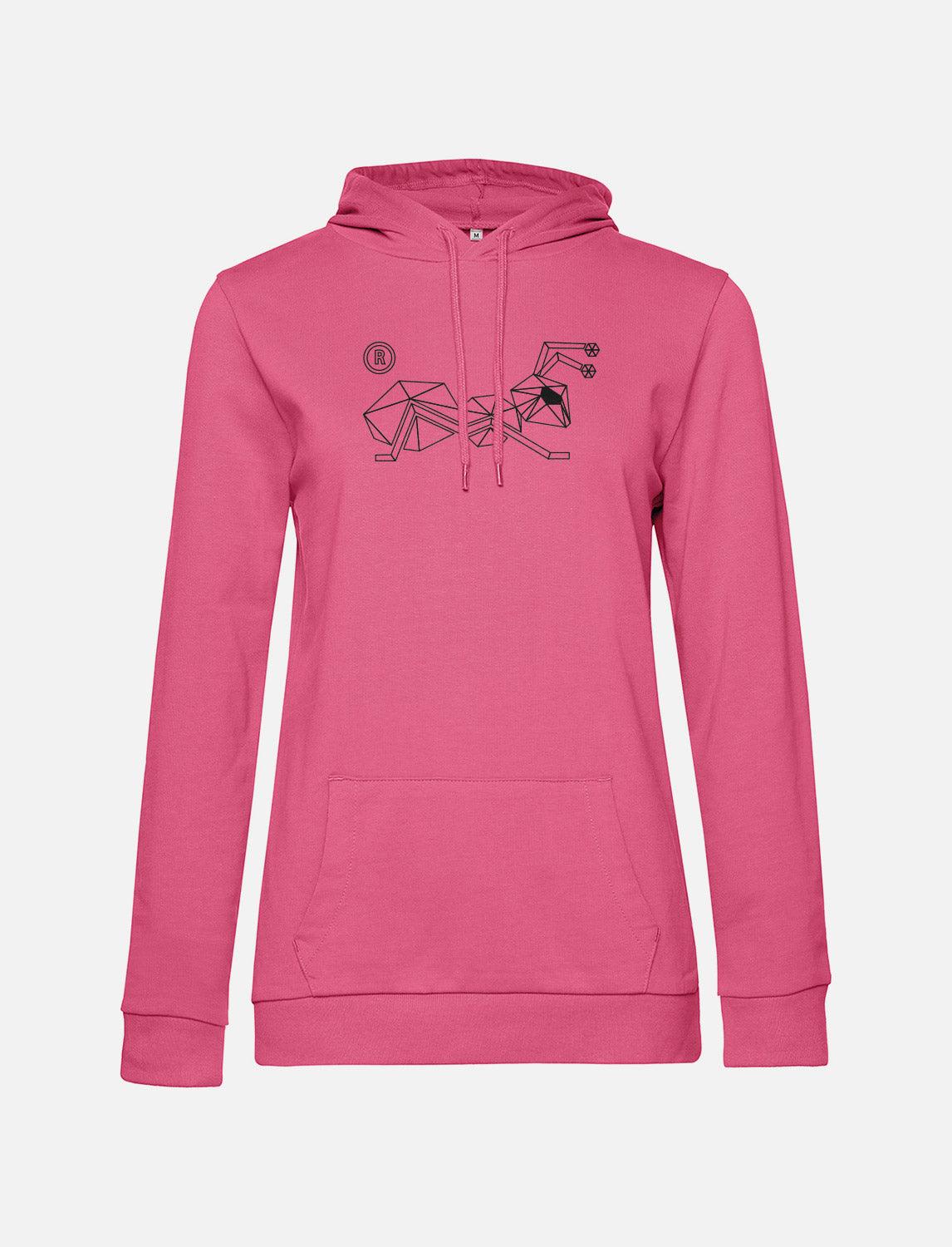 Damen Hoodie Baumwolle mit logo Ant