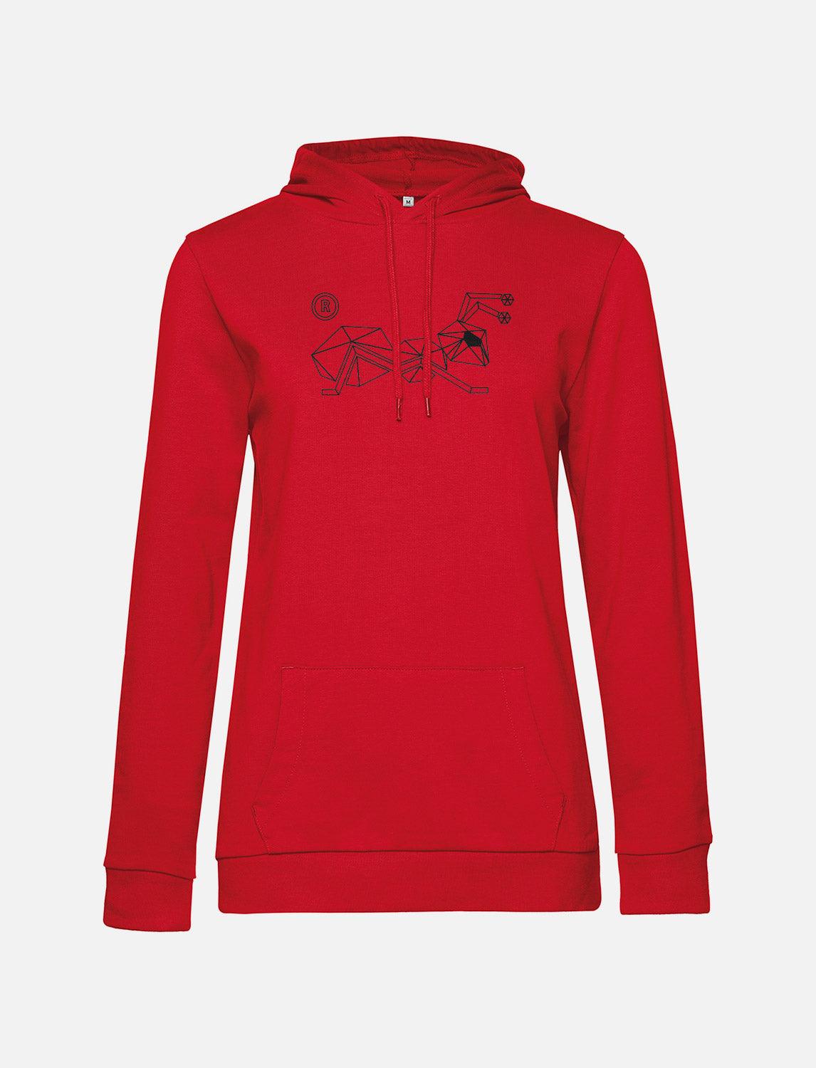Damen Hoodie Baumwolle mit logo Ant