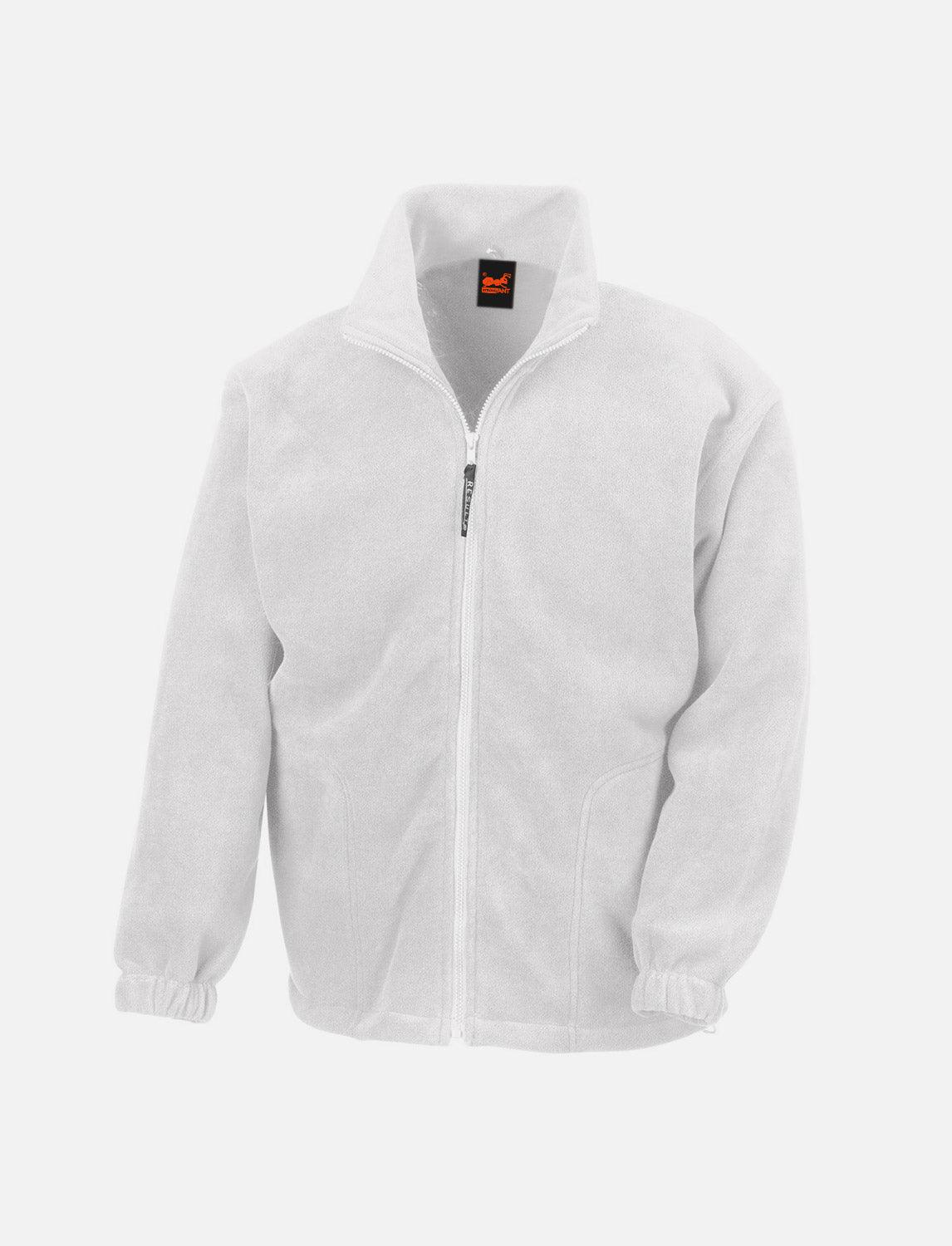 Herren Fleece Jacket mit Reißverschluss Stehkragen Sweatshirt Zip ohne Kapuze