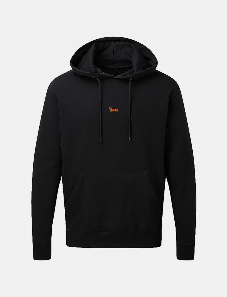 Herren Hoodie Baumwolle Outdoor Kapuzenpullover mit Bauchtasche