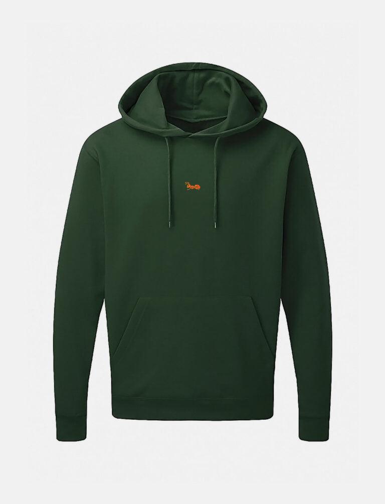 Herren Hoodie Baumwolle Outdoor Kapuzenpullover mit Bauchtasche