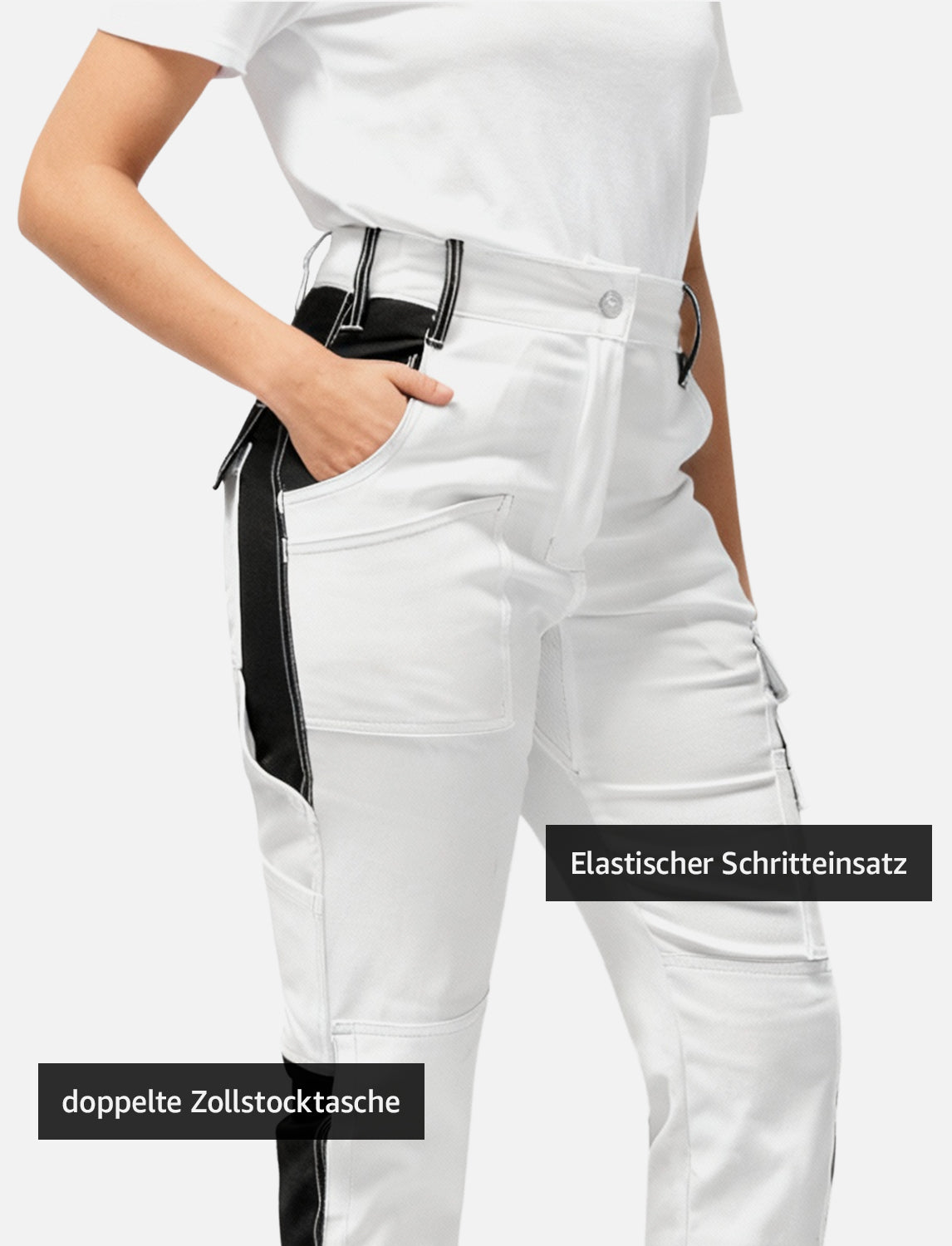 Damen Malerhose Nylon X 4-Wege Super Stretch