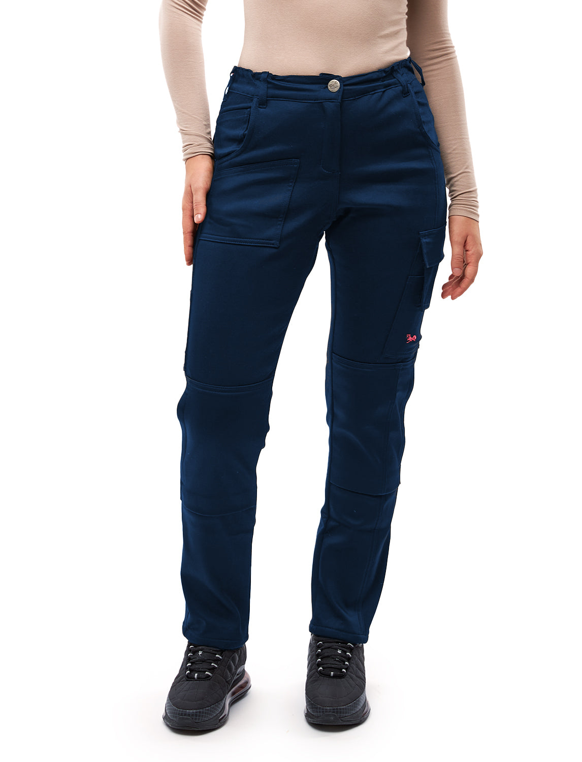 Damen Arbeitshose Еco-Stretch Sorona® – High Waist Slim Fit, robust & wasserabweisend