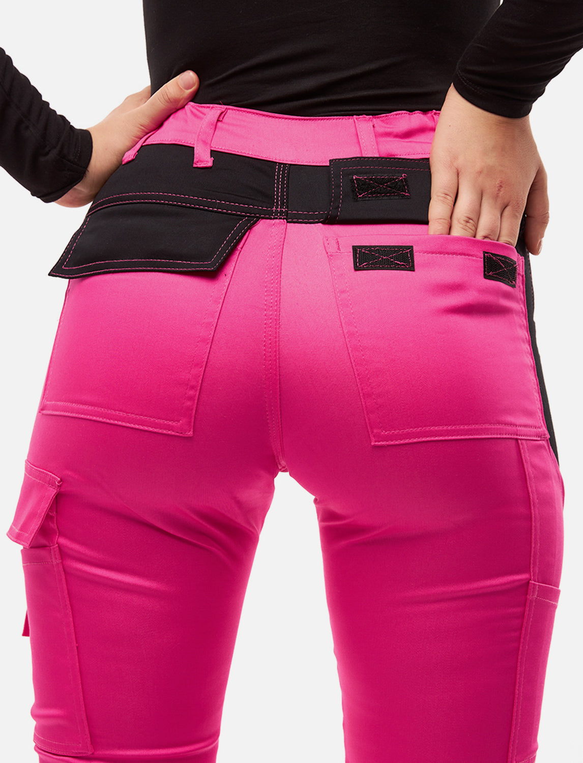 Damen Arbeitshose Еco-Stretch Sorona® – High Waist Slim Fit, robust & wasserabweisend