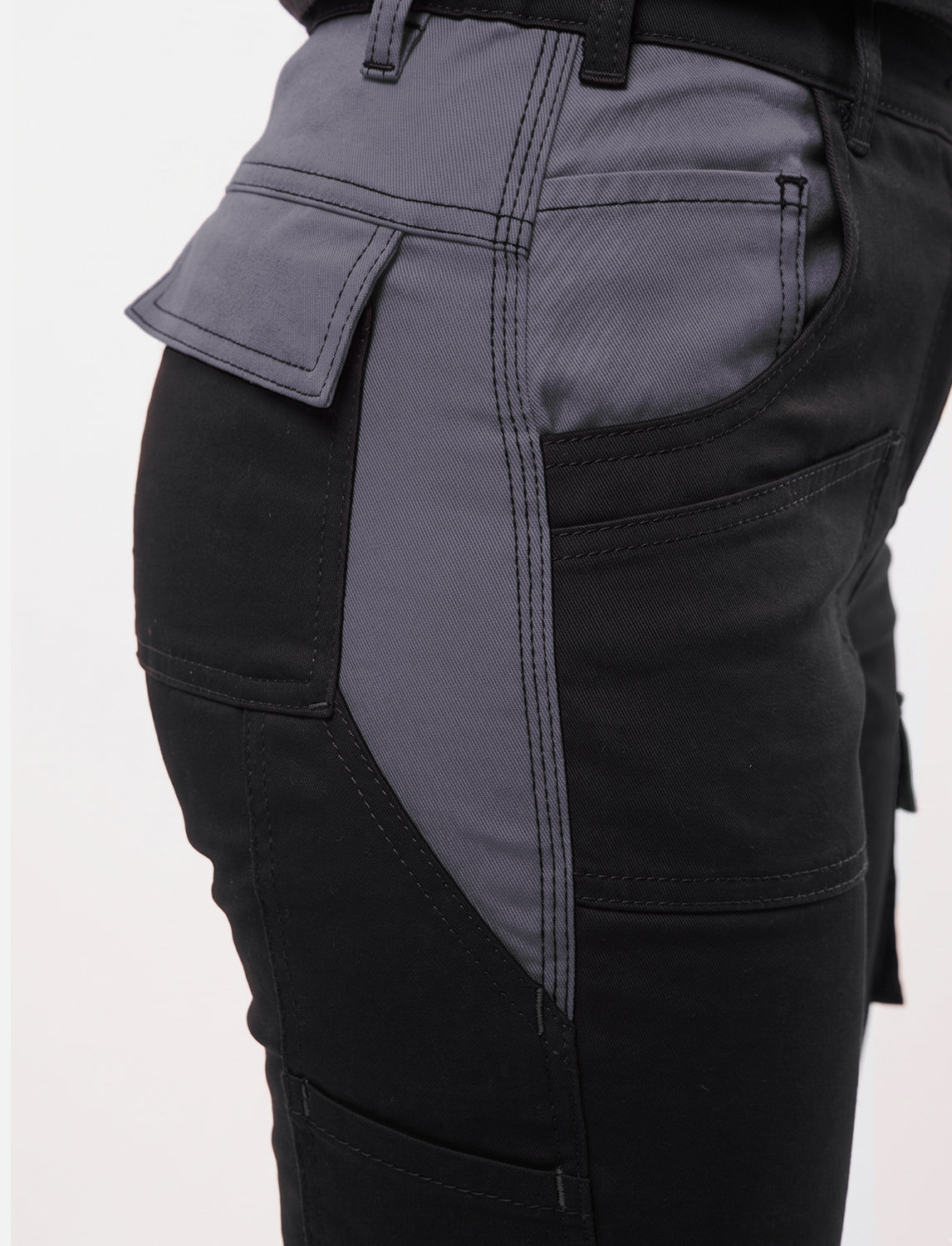 Damen Arbeitshose Еco-Stretch Sorona® – High Waist Slim Fit, robust & wasserabweisend