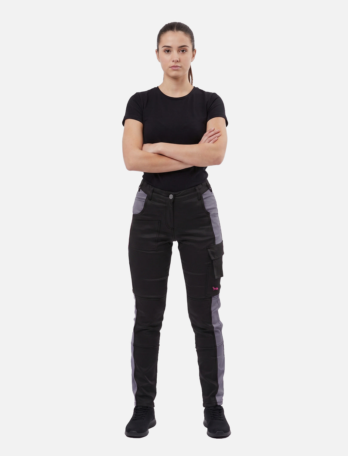 Damen Arbeitshose Еco-Stretch Sorona® – High Waist Slim Fit, robust & wasserabweisend