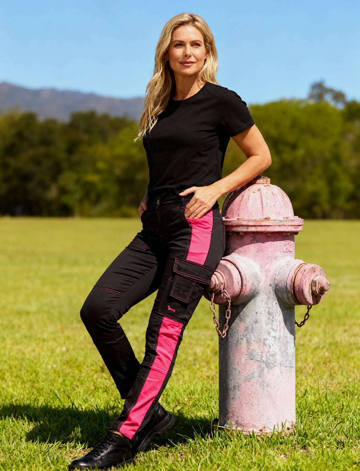 Damen Arbeitshose komplett Stretch mit Kniepolstertaschen Slim Fit