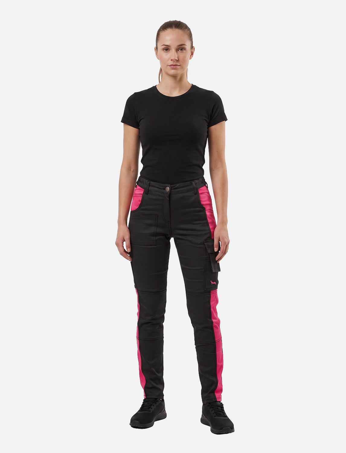 Damen Arbeitshose Еco-Stretch Sorona® – High Waist Slim Fit, robust & wasserabweisend