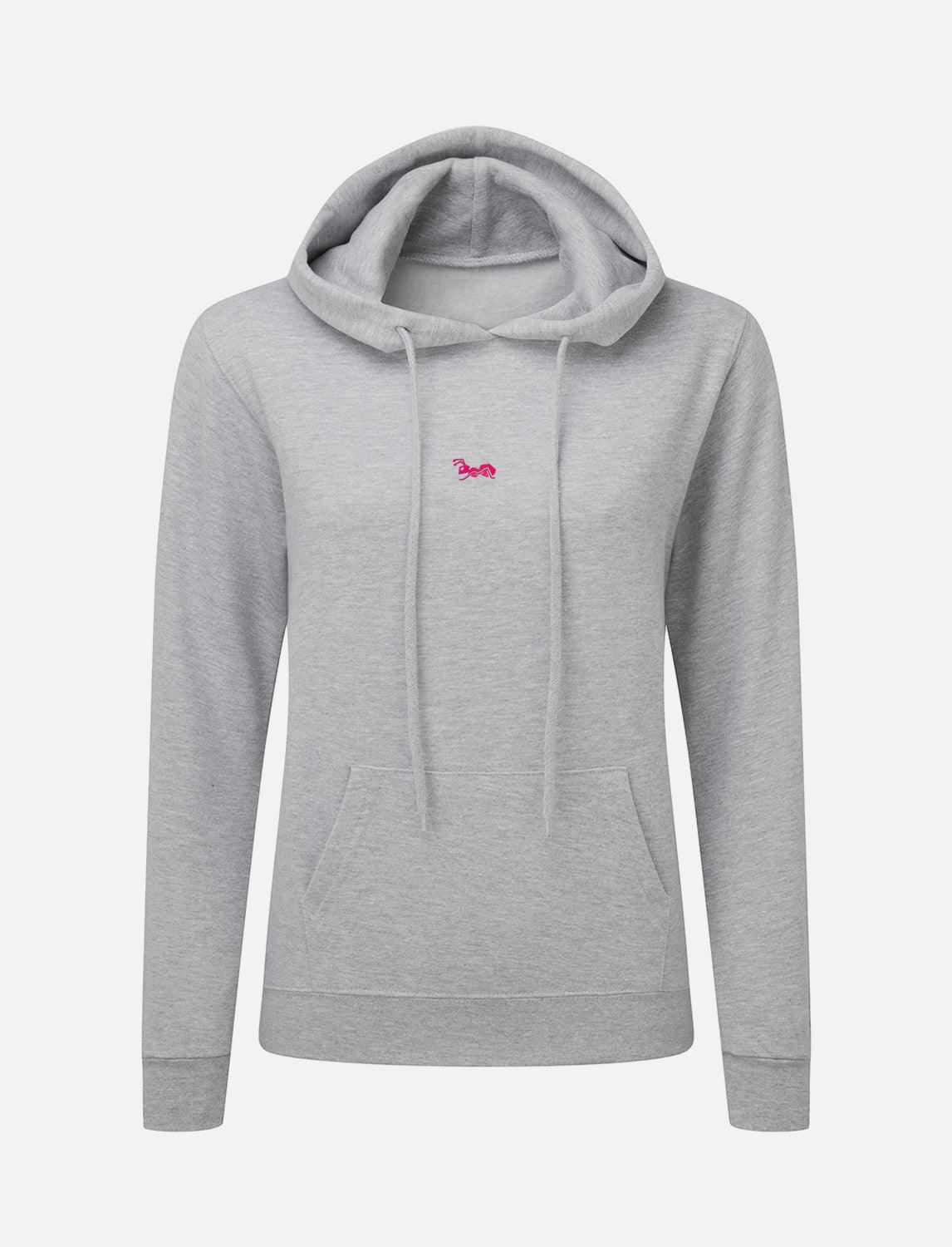 Damen Hoodie Baumwolle Outdoor Kapuzenpullover mit Bauchtasche