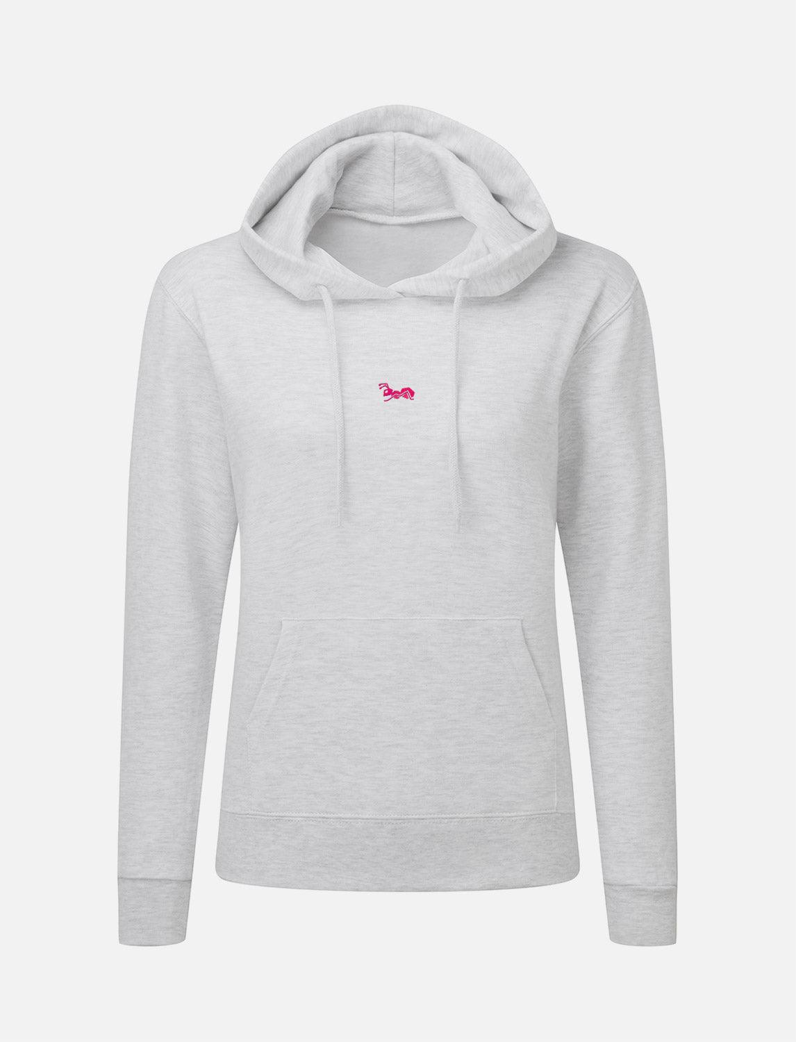 Damen Hoodie Baumwolle Outdoor Kapuzenpullover mit Bauchtasche