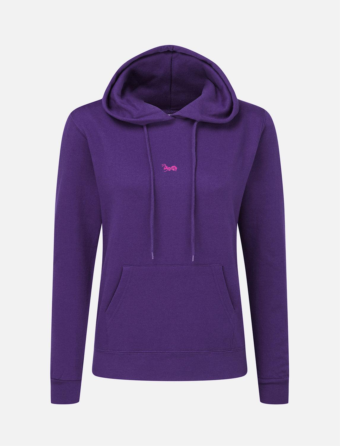 Damen Hoodie Baumwolle Outdoor Kapuzenpullover mit Bauchtasche