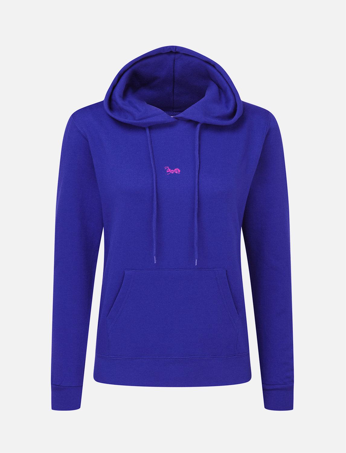 Damen Hoodie Baumwolle Outdoor Kapuzenpullover mit Bauchtasche