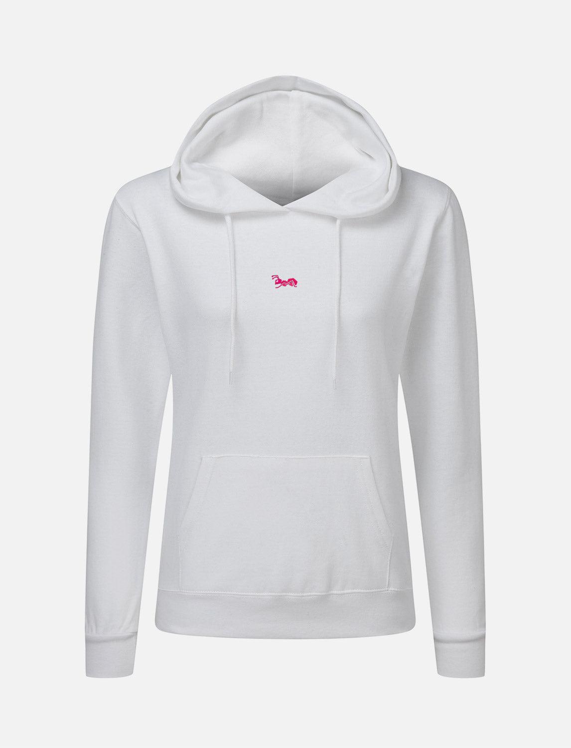 Damen Hoodie Baumwolle Outdoor Kapuzenpullover mit Bauchtasche