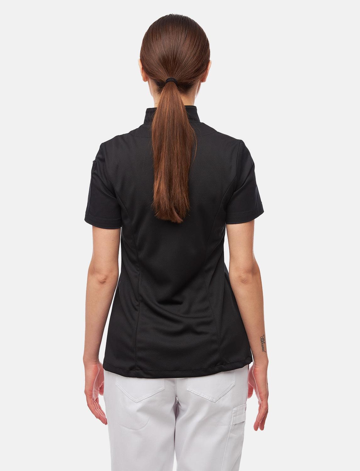 Damen Kochjacke mit dryMesh Rücken und Druckknöpfen Slim Fit