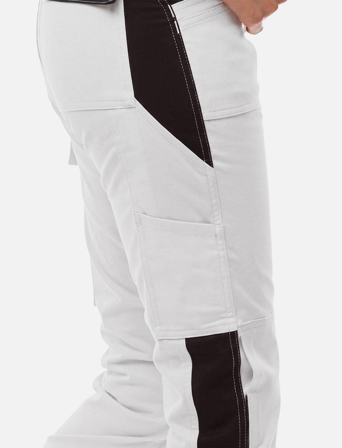 Malerlatzhose Damen stretch strong Baumwolle mit Kniepolstertaschen