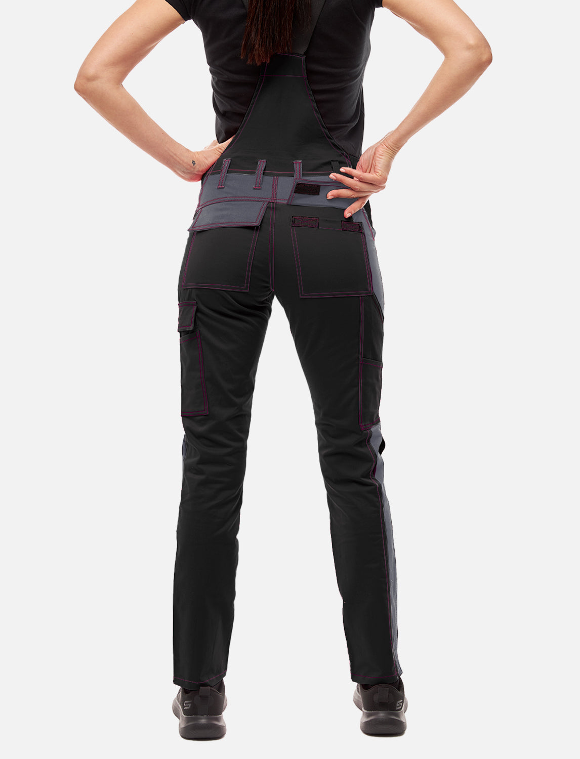 Arbeitslatzhose Damen Stretch Strong Baumwolle mit Kniepolstertaschen