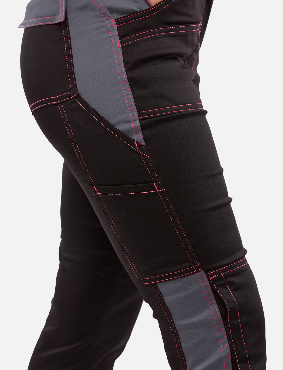 Arbeitslatzhose Damen Stretch Strong Baumwolle mit Kniepolstertaschen