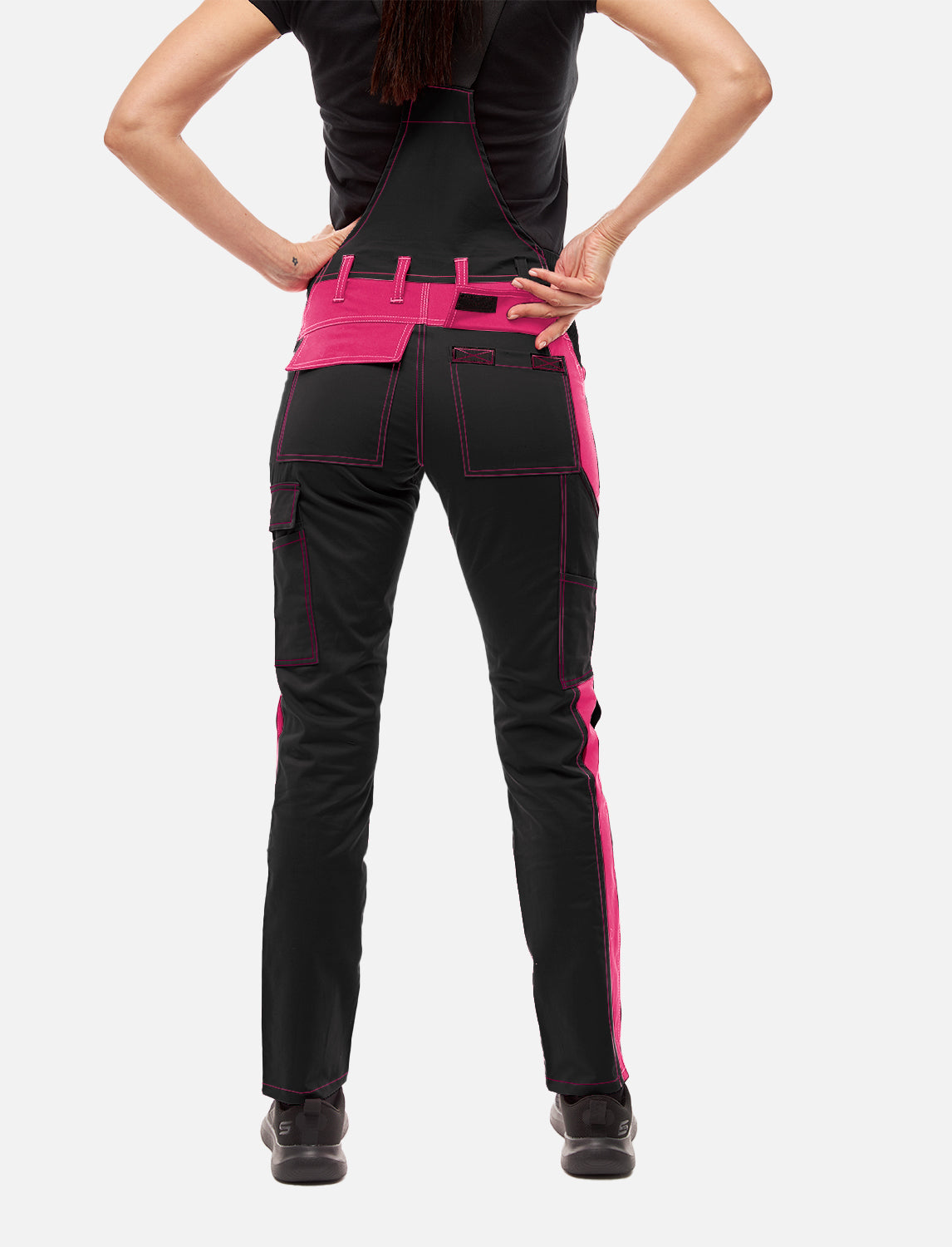 Arbeitslatzhose Damen Stretch Strong Baumwolle mit Kniepolstertaschen