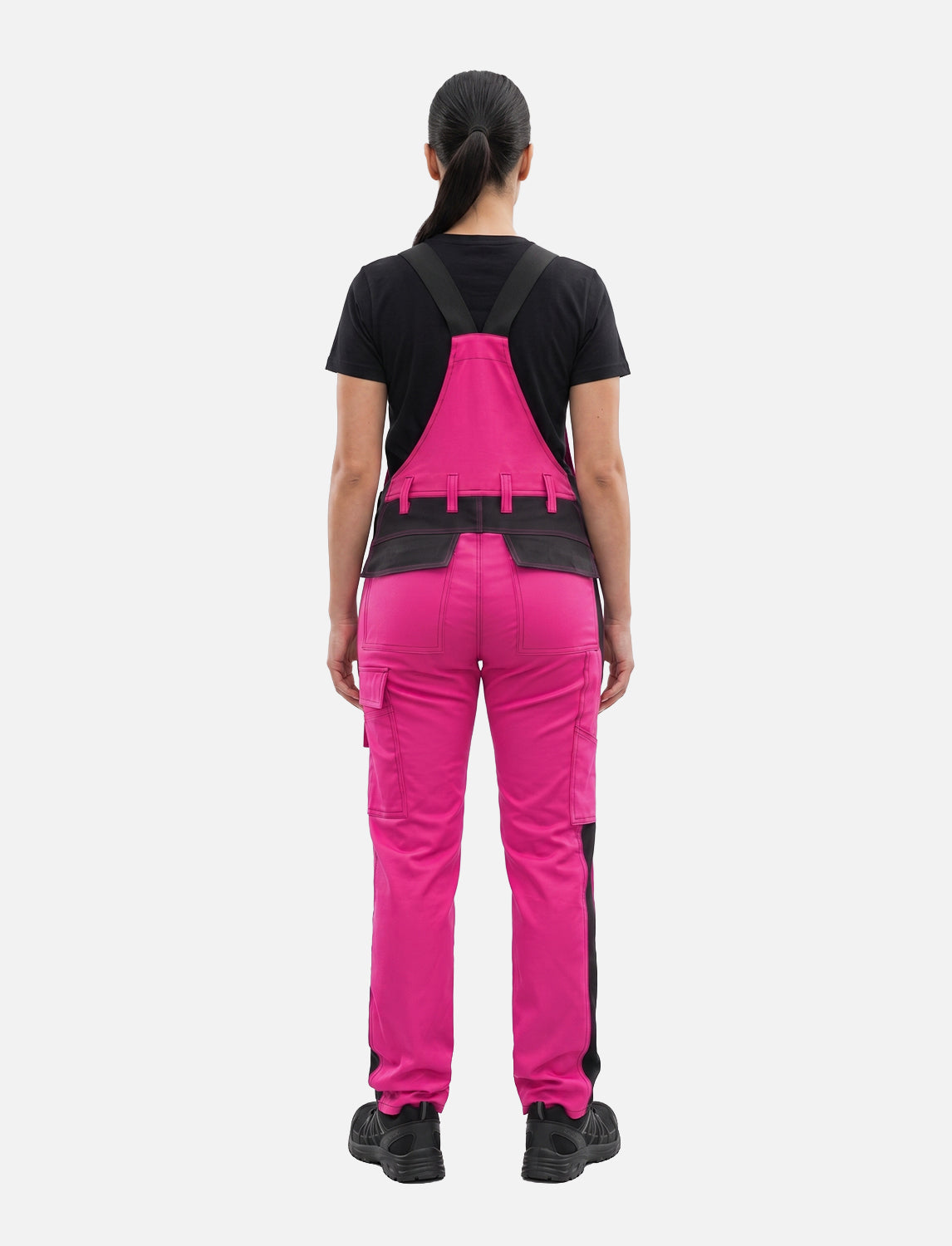 Damen Arbeitslatzhose Stretch mit Kniepolstertaschen Arbeitshose Baumwolle