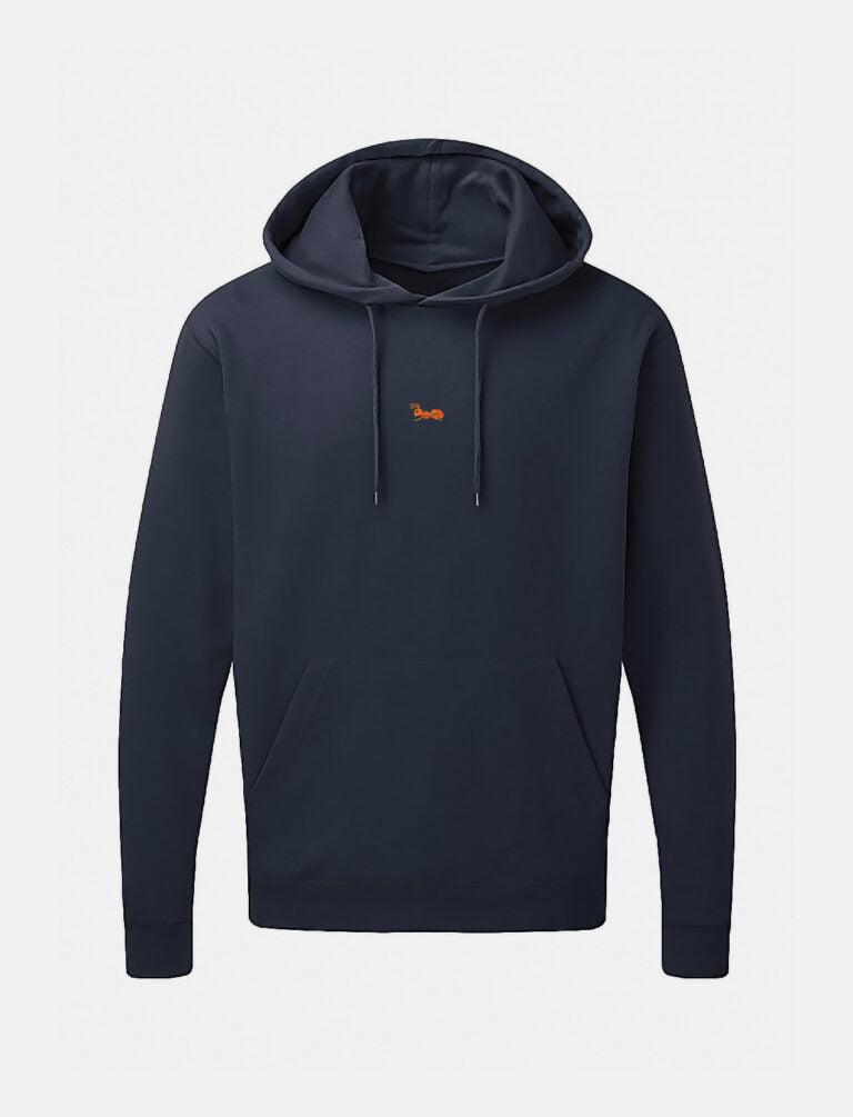 Herren Hoodie Baumwolle Outdoor Kapuzenpullover mit Bauchtasche