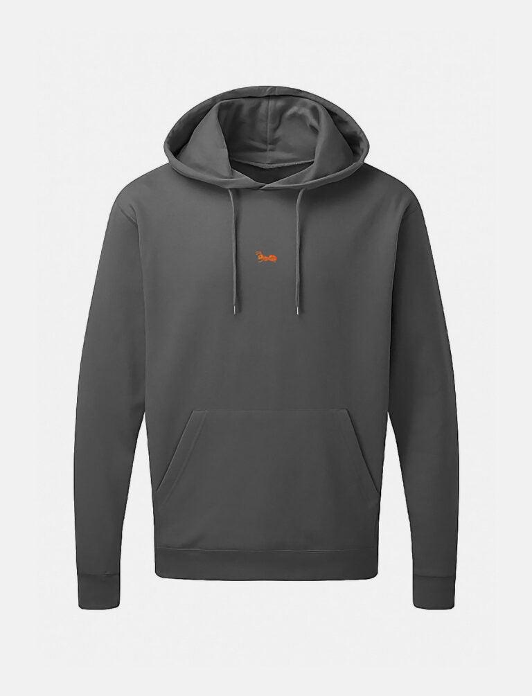 Herren Hoodie Baumwolle Outdoor Kapuzenpullover mit Bauchtasche