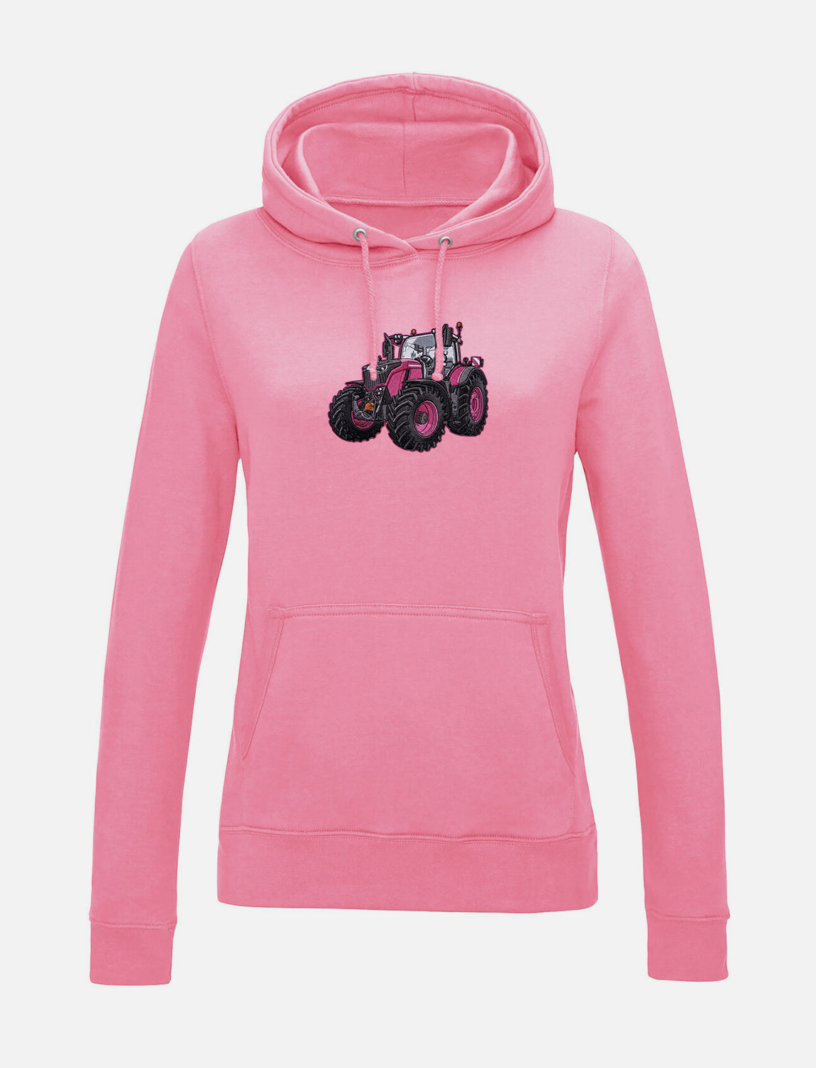 Damen-Hoodie mit gesticktem Traktor