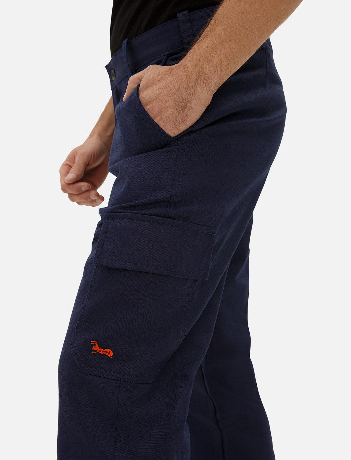 Herren Arbeitshose 100% Baumwolle (260 g/m²) Cargo Sommer Bundhose