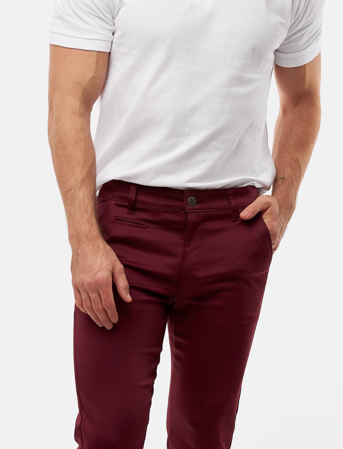 Herren Chino Hose Stretch Slim Fit
