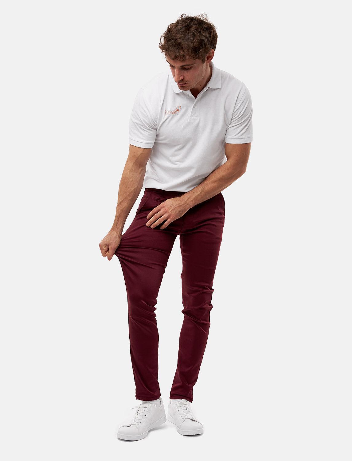 Herren Chino Hose Stretch Slim Fit