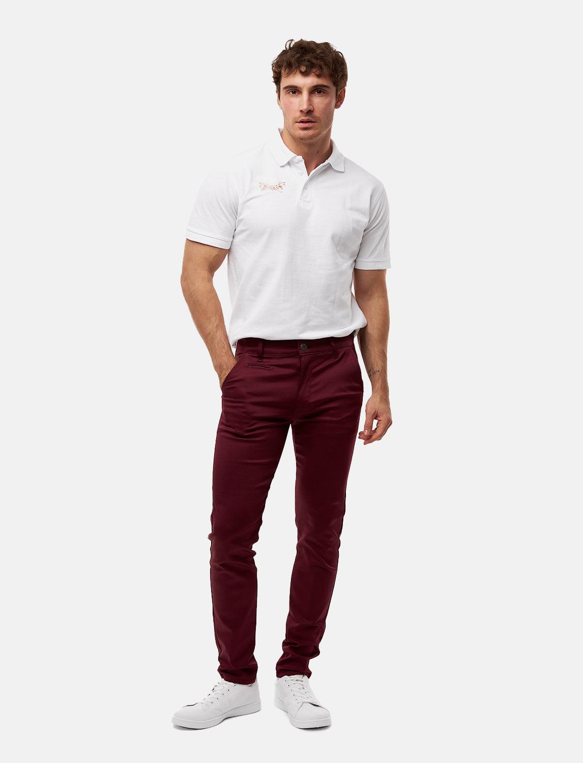 Herren Chino Hose Stretch Slim Fit