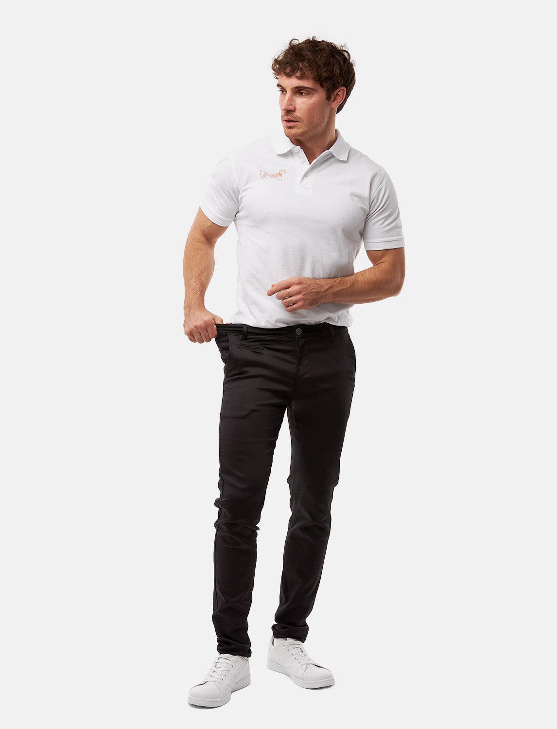 Herren Chino Hose Stretch Slim Fit