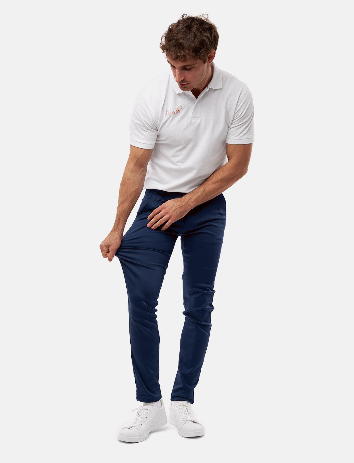 Herren Chino Hose Stretch Slim Fit