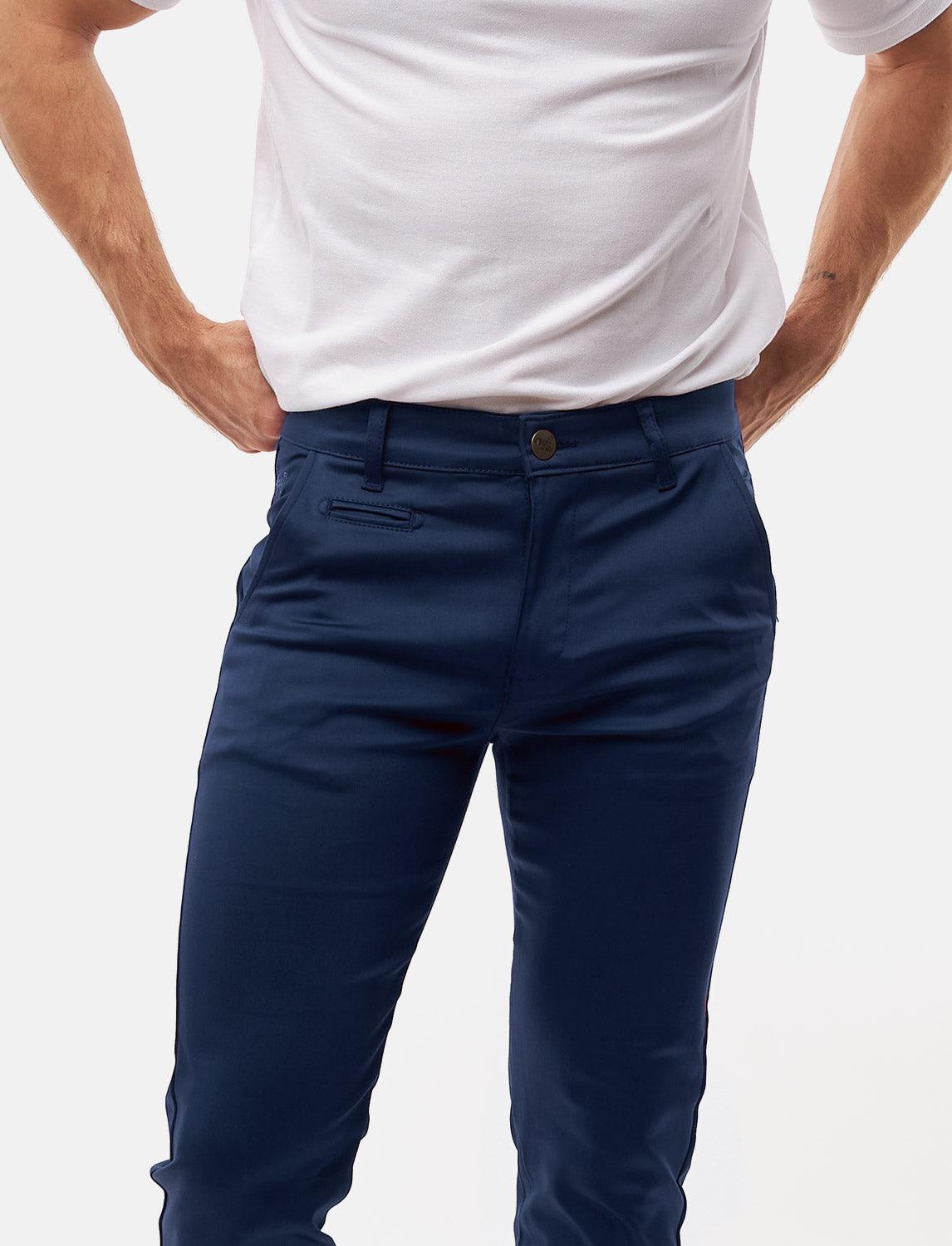 Herren Chino Hose Stretch Slim Fit