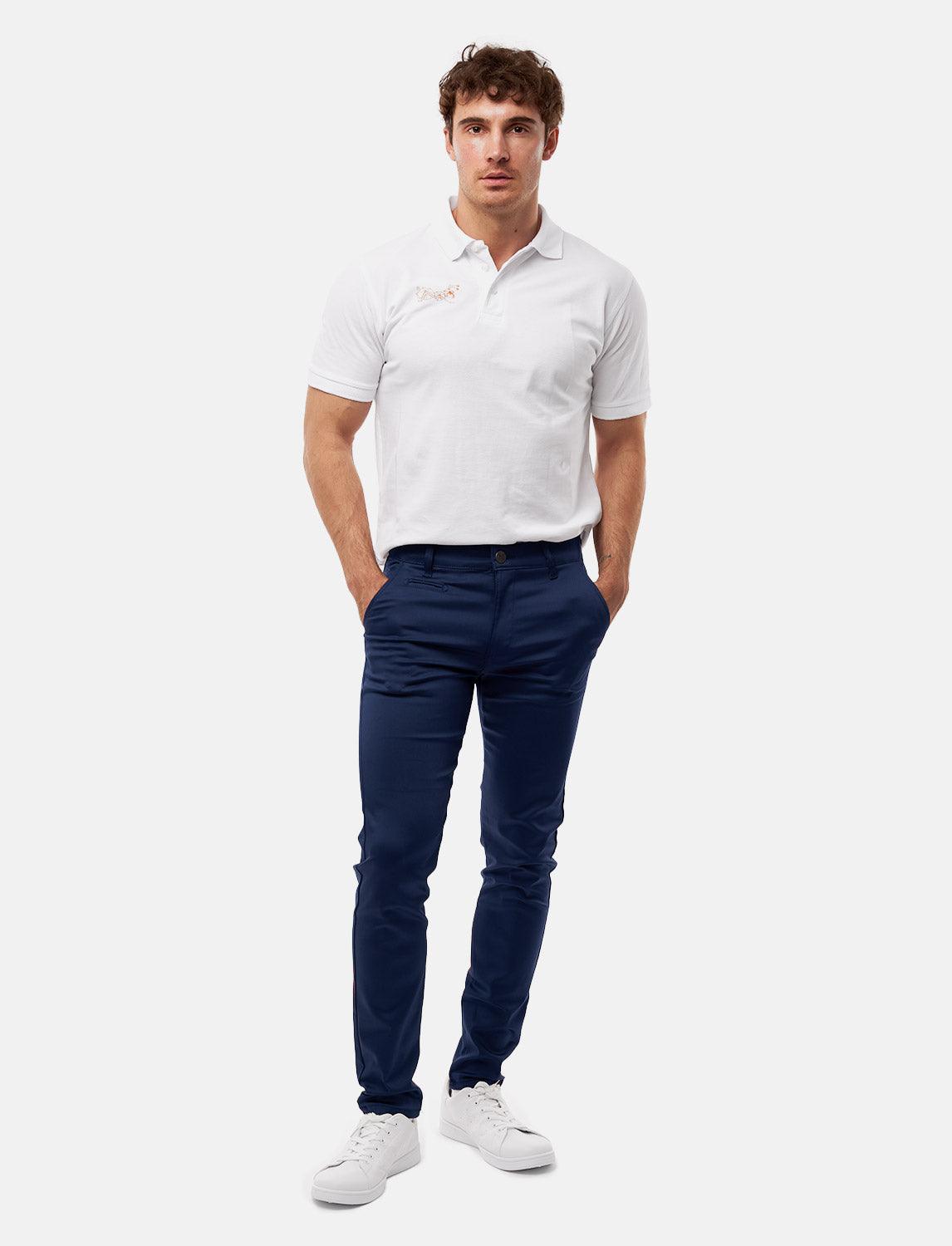 Herren Chino Hose Stretch Slim Fit