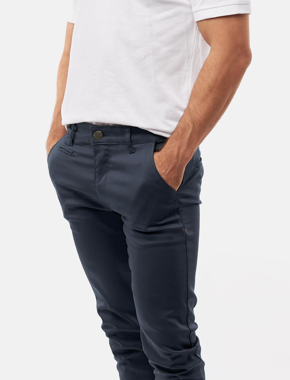 Herren Chino Hose Stretch Slim Fit
