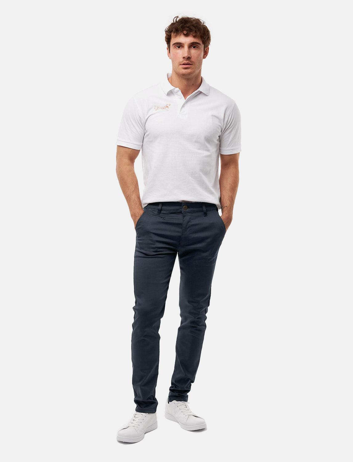 Herren Chino Hose Stretch Slim Fit
