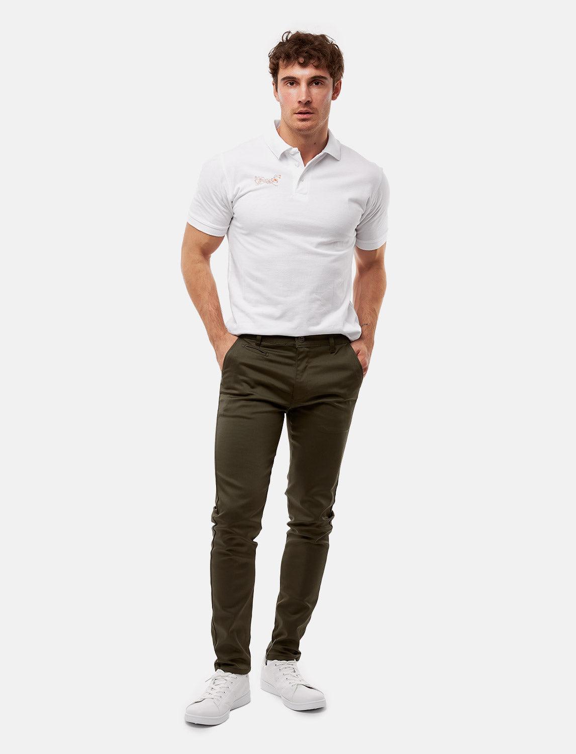 Herren Chino Hose Stretch Slim Fit