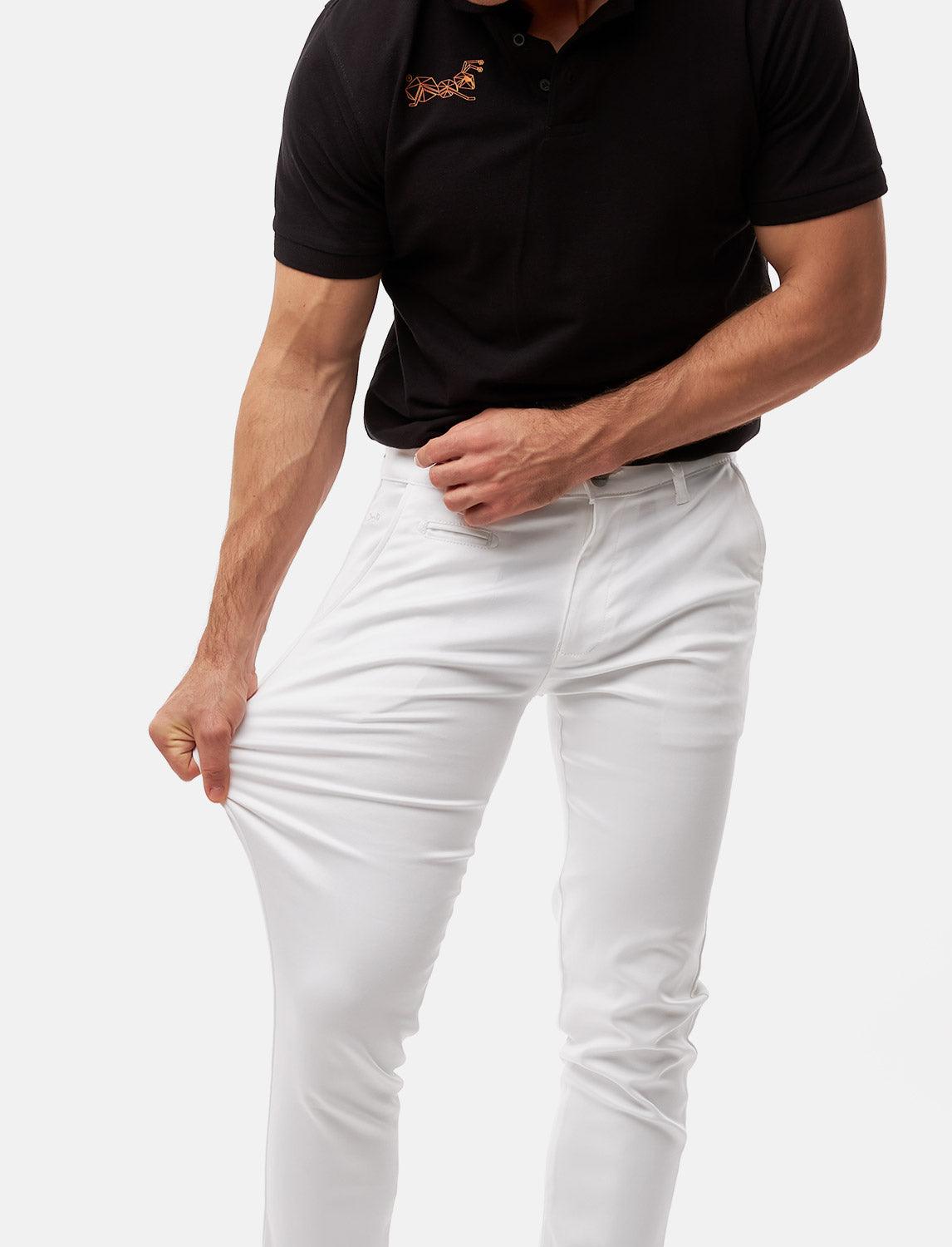 Herren Chino Hose Stretch Slim Fit